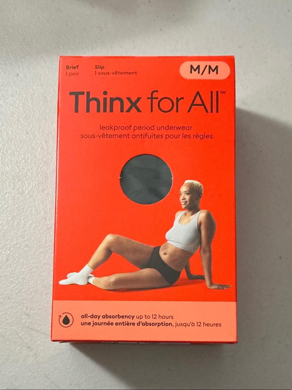 Thinx for All Leakproof Period Underwear - Bright Red Packaging